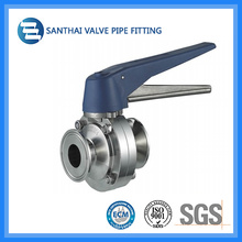 Chouthai Sanitary Stainless Steel Clamp Butterfly Valve